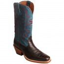 Twisted X Women's Hooey Boot Coffee/blue