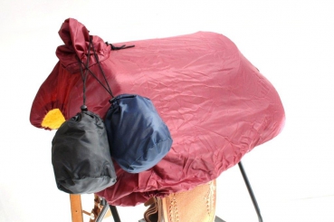 Saddle Cover - Tote Bag – 4 versch. Farben – über Si Weinrot