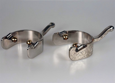 Kugelsporen - Silver mit Gravur 