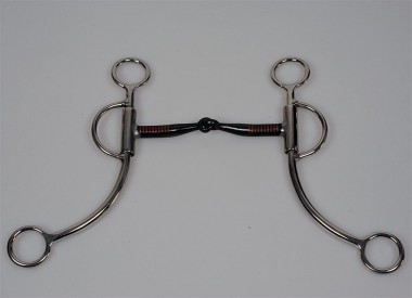 Shanked Snaffle Bit – Stainless Steel 