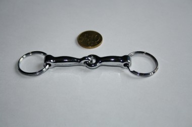 Schlüsselanhänger- Mini-Snaffle Bit 