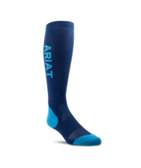 ARIAT - Tek Performance Socks Navy/Mosaic Blue