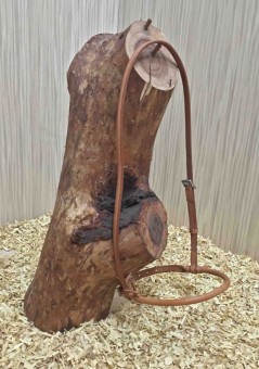 Leather Drop Noseband russet