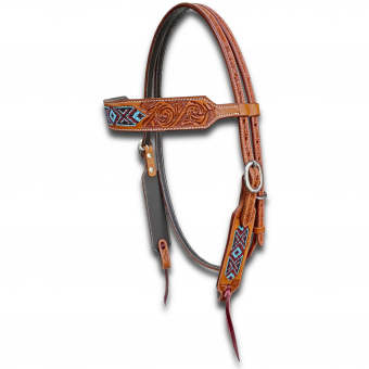 Headstall with pearls 