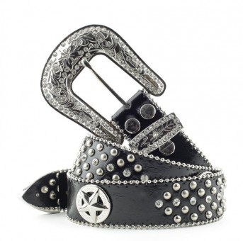 Gürtel Stone black M